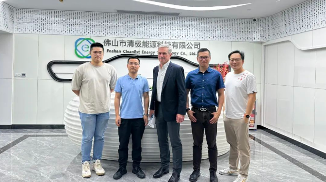 Asia Clean Capital董事长与清极能源就氢能产业合作进行深入交流