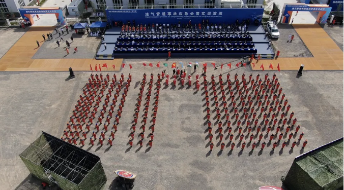 中国-中亚五国油气管道事故应急处置实训演练顺利举行