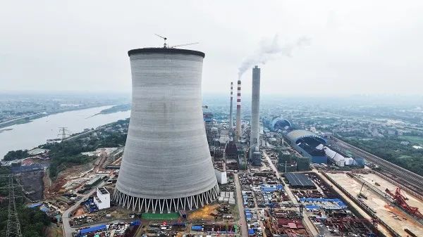 世界第一！陕煤集团长安益阳公司三期项目冷却塔顺利封顶