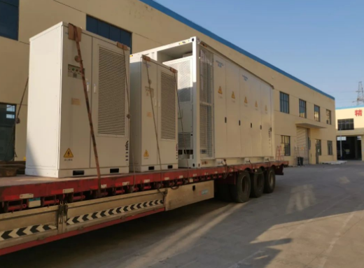四维能源1MW/2MWh工商业储能电池舱顺利发车