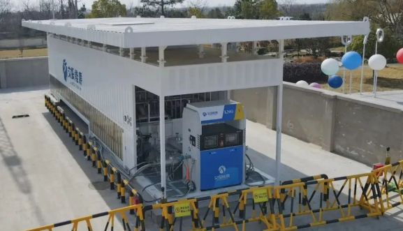 湖北省孝感市首座加氢站竣工
