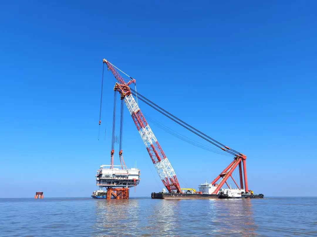 全国首个批量化应用单机容量16兆瓦的海上风电机组项目实现并网发电