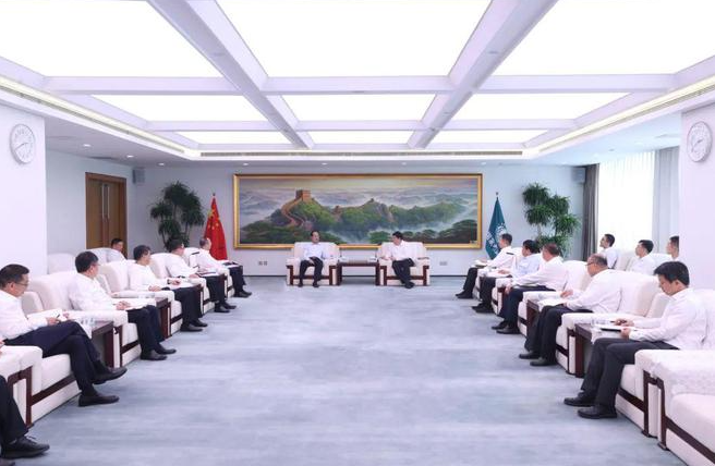 张智刚董事长与中国电建董事长丁焰章会谈