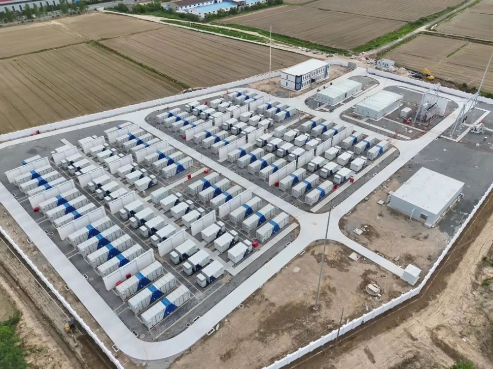 江苏省盐城市阜宁共享储能电站项目实现全容量并网！