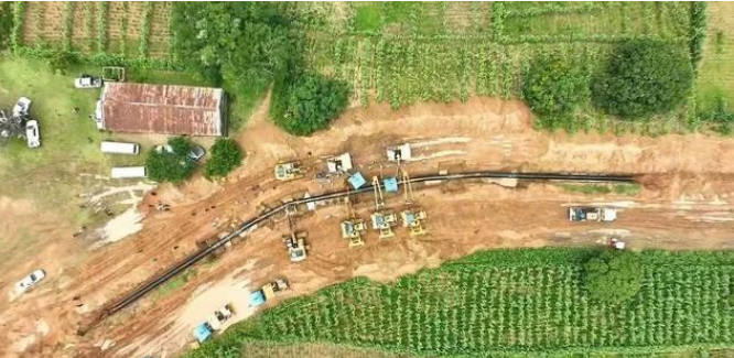 中国石油天然气管道局尼日利亚AKK天然气管道工程线路主体完工
