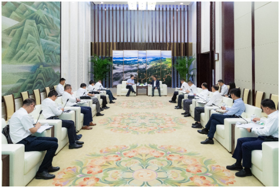 刘明胜会见上海电气党委书记、董事长吴磊