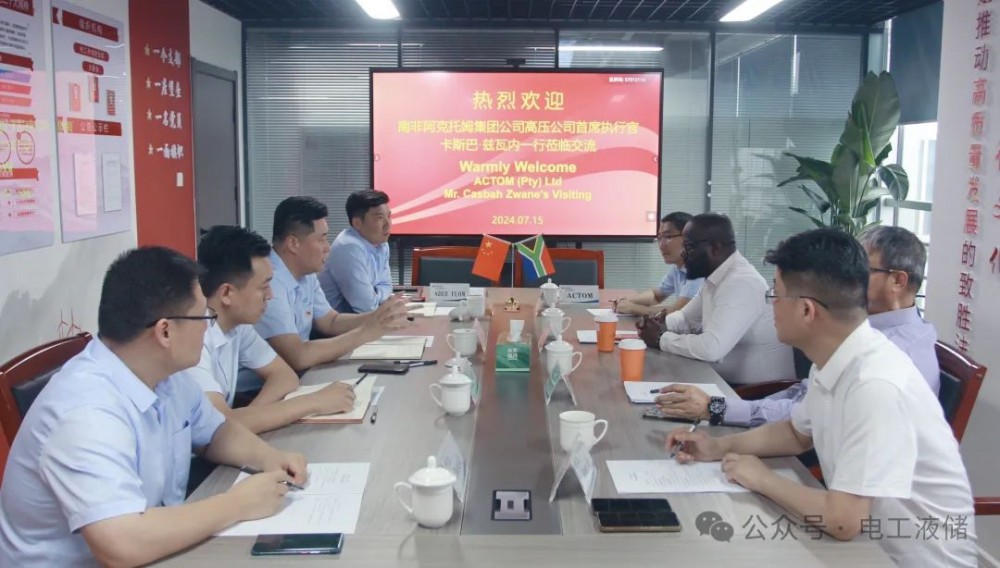 山东电工液储与南非阿克托姆集团将就液流储能等展开深度交流与合作