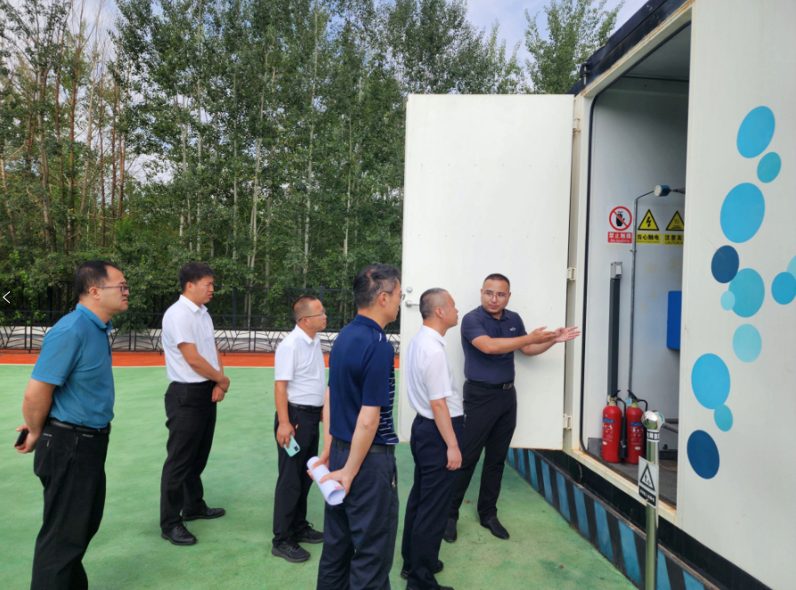 内蒙古自治区科技厅考察氢舟®制氢系统测试基地