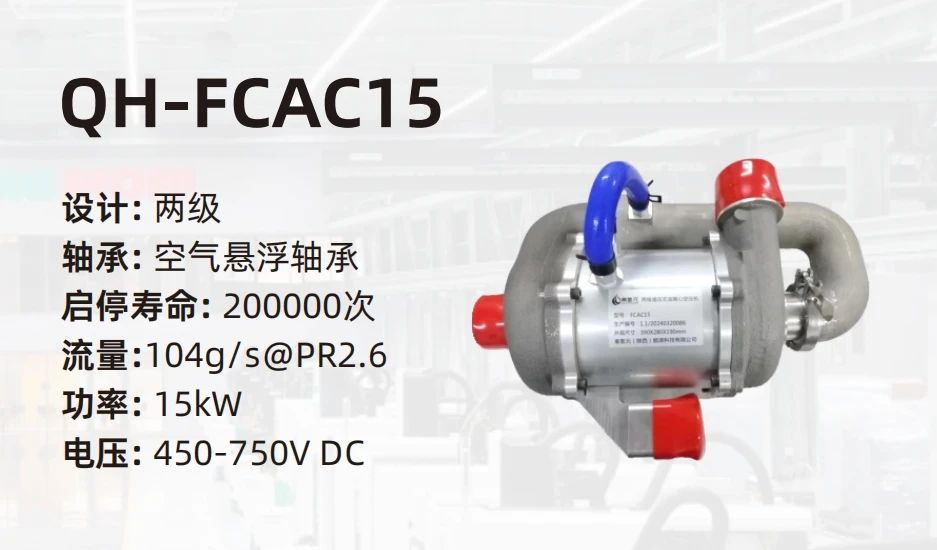 首发！秦氢元空压机上堆测试取得突破性数据，功耗占比仅9.64%！