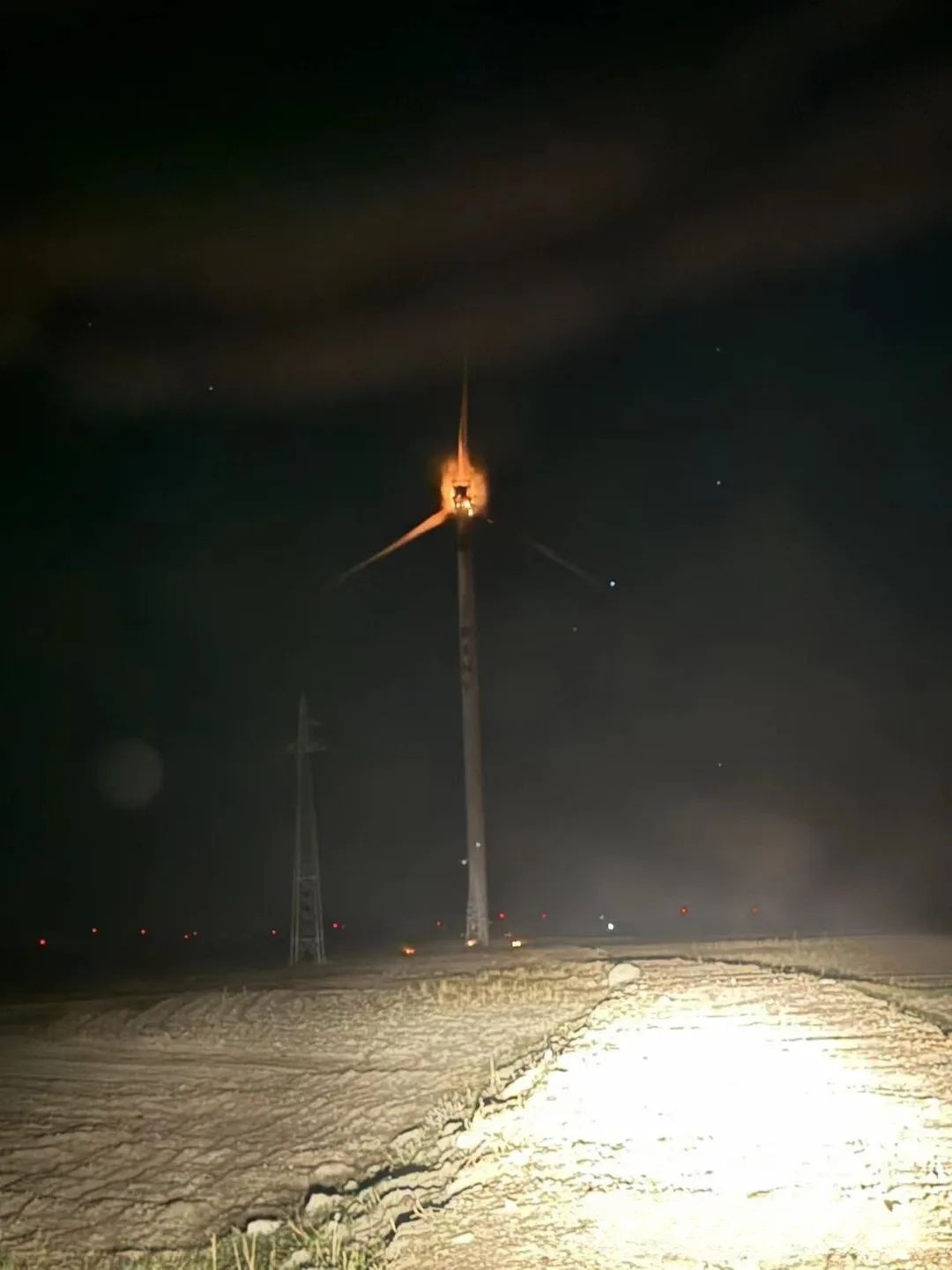突发！吉林通逾发生一起风机着火事故