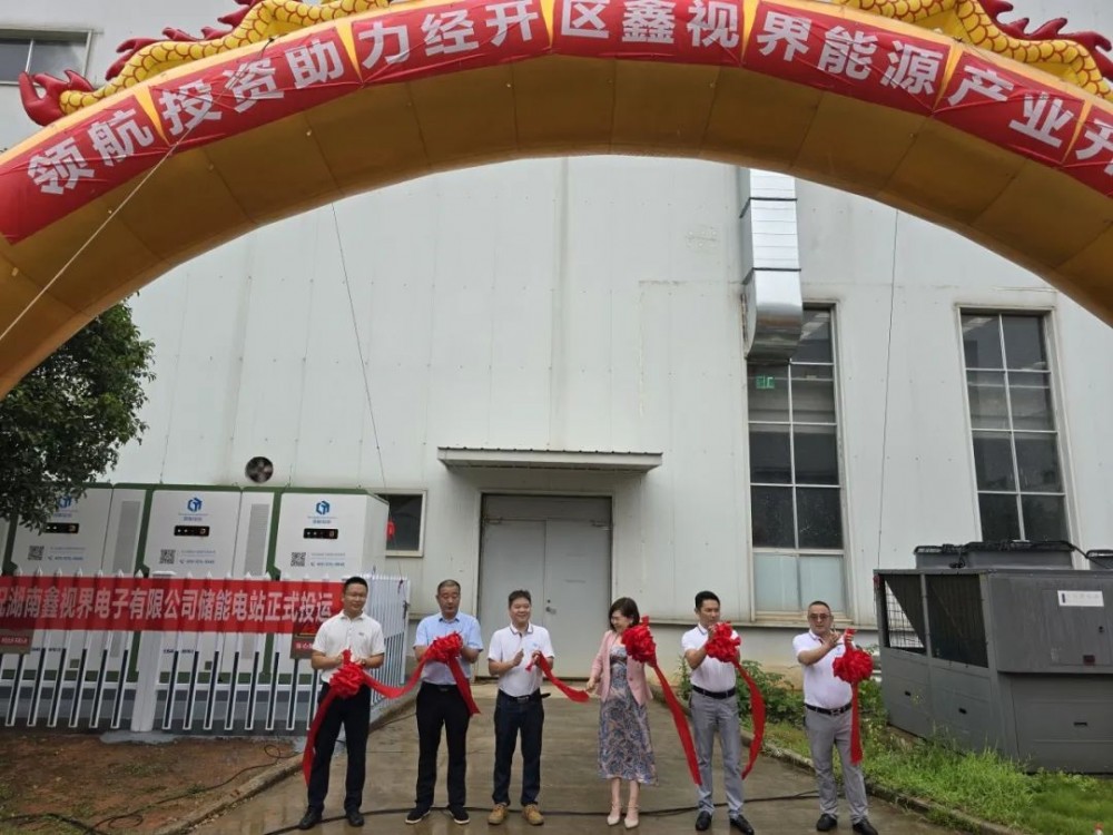 德赛电池与湖南鑫视界共建储能电站并网