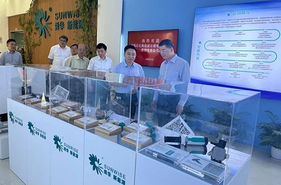 中石化氢能调研团到访舜华新能源