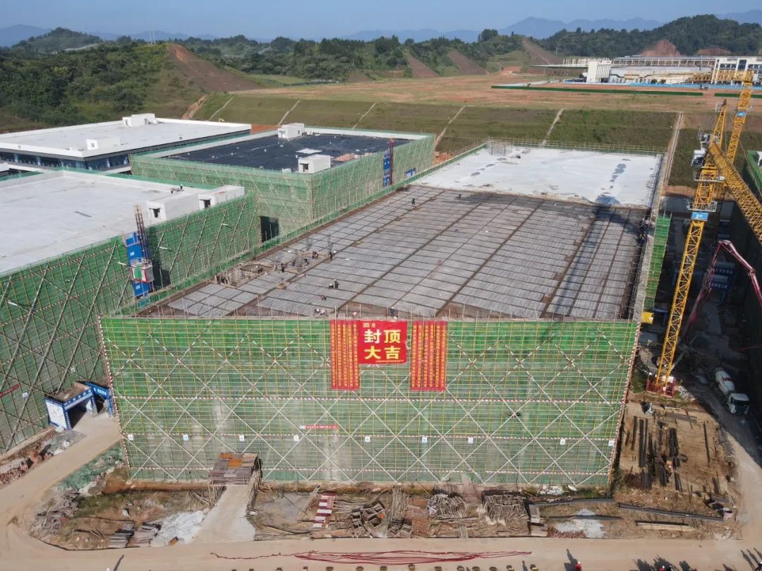 江西赣州市寻乌产业园全面封顶