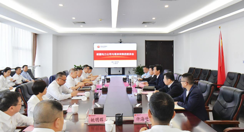 中国能建葛洲坝集团与国能新疆电力公司深化合作