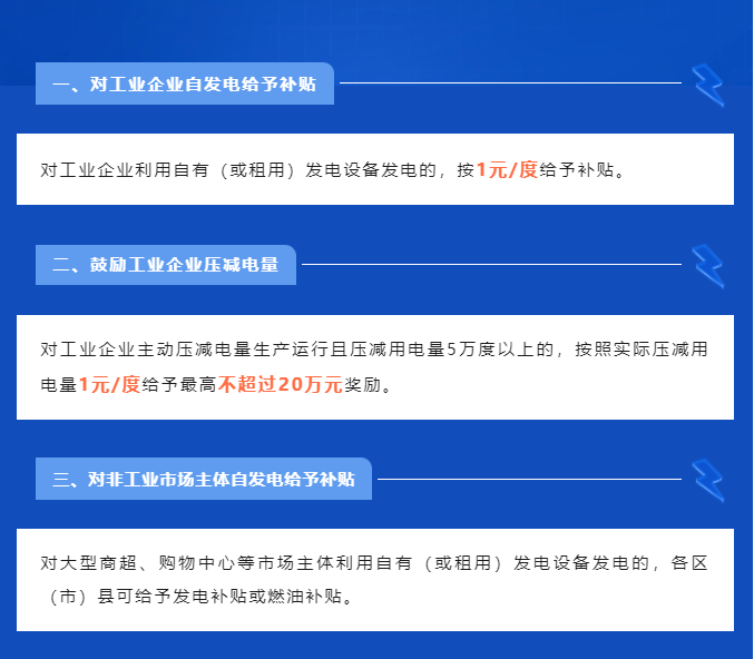 对工业企业自发电给予补贴  成都出台迎峰度夏电力供应保障十条措施