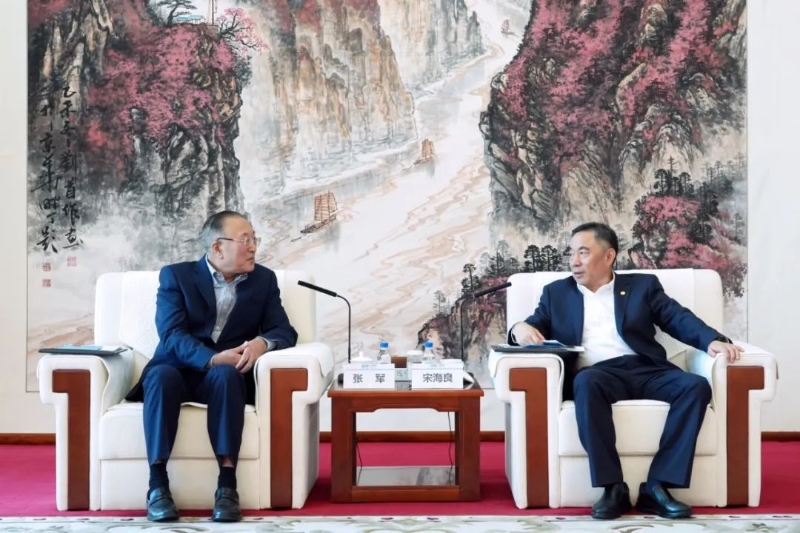 宋海良与博鳌亚洲论坛秘书长张军会谈