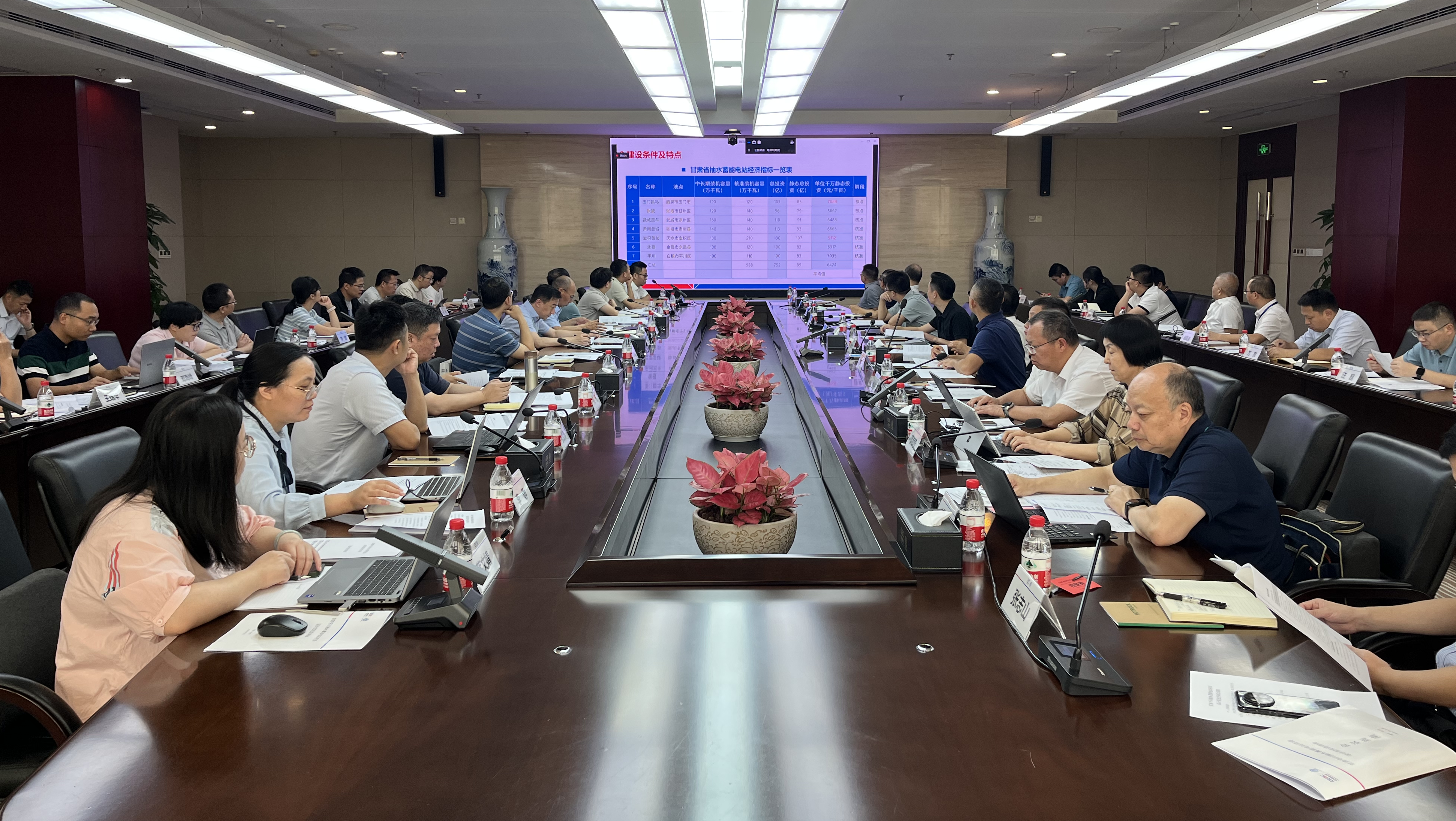 中国能建葛洲坝集团召开甘肃平川抽水蓄能电站设计优化咨询会