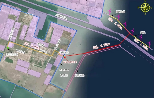 中交一航院天津临港北防波堤风电项目施工图设计项目