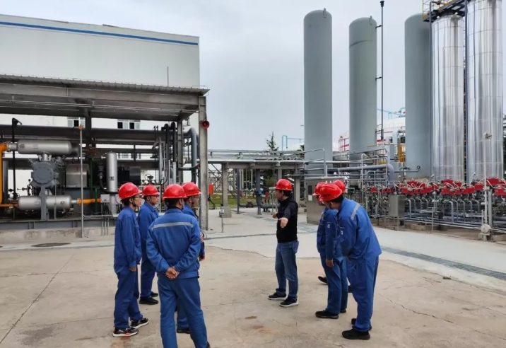 氢纯化项目在润中清洁能源公司现场正式启动