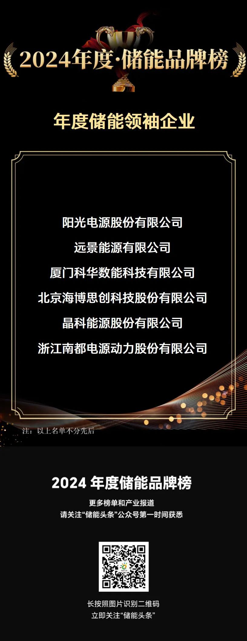 2024年度·储能品牌榜发布