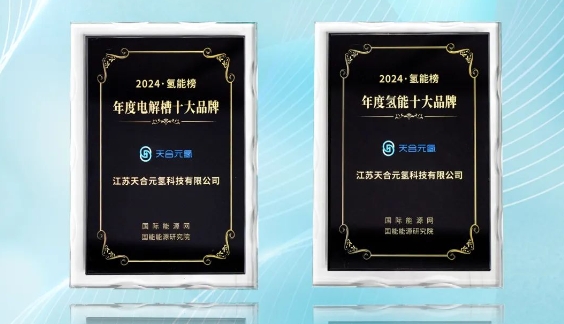 砥砺前行 | 天合元氢喜获行业品牌双项大奖