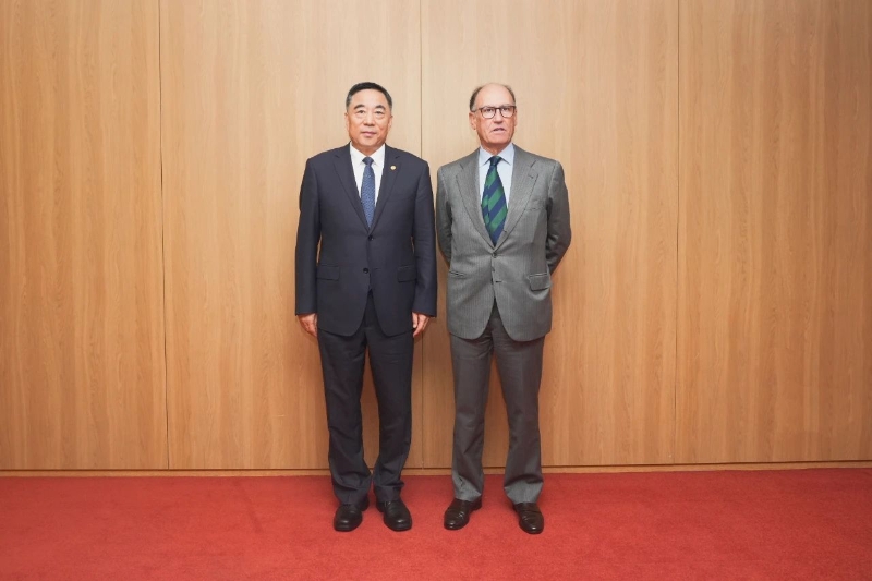 宋海良与西班牙联合技术公司董事长胡安·拉多会谈