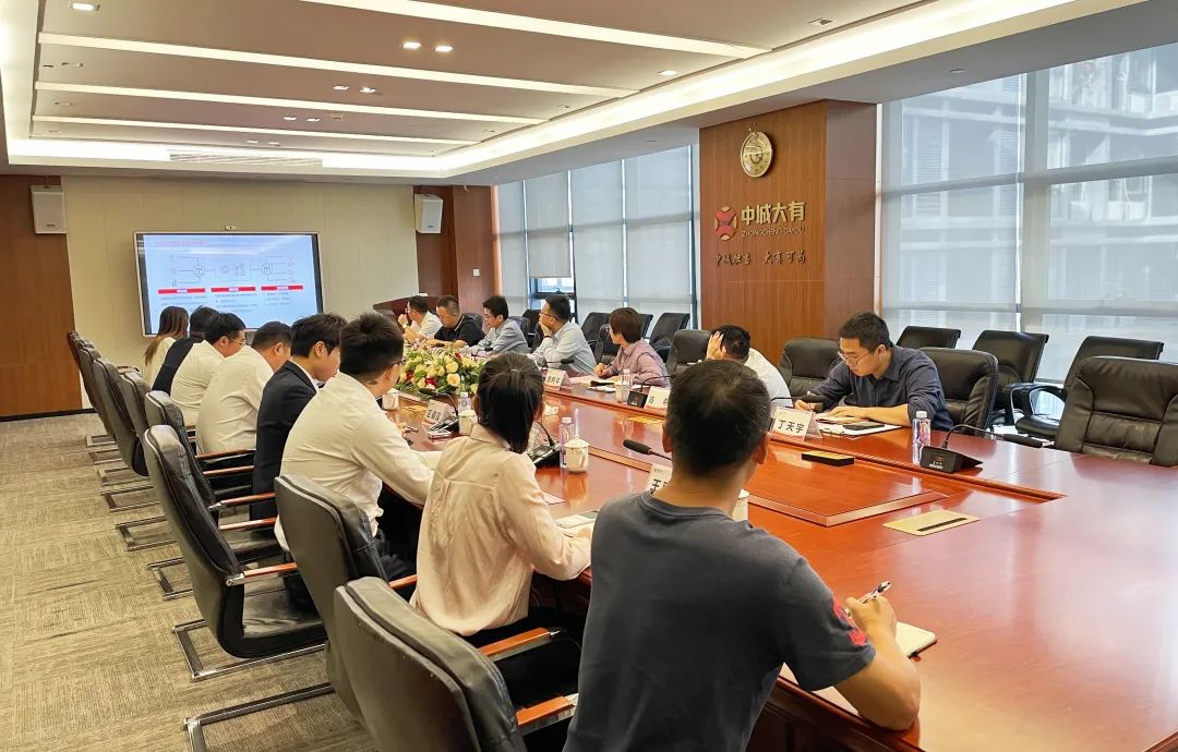 上海市宝山区科创委副主任陈怿捷一行莅临中城大有产业集团，共商新型储能电站建设