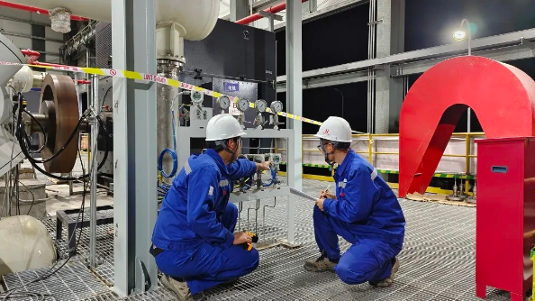 芜湖LNG高压压缩机A机空气负荷开车圆满成功