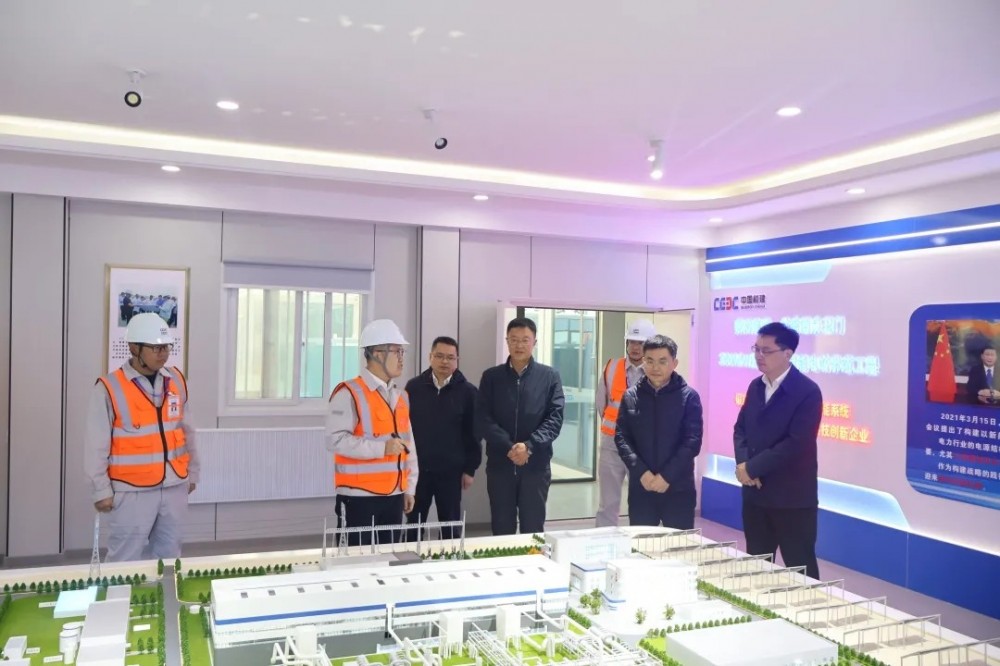 中国能建数科集团外部董事、监事调研组赴甘肃酒泉压气储能项目调研