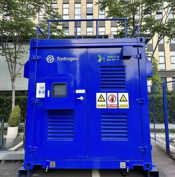 捷氢科技100kW燃料电池发电产品交付