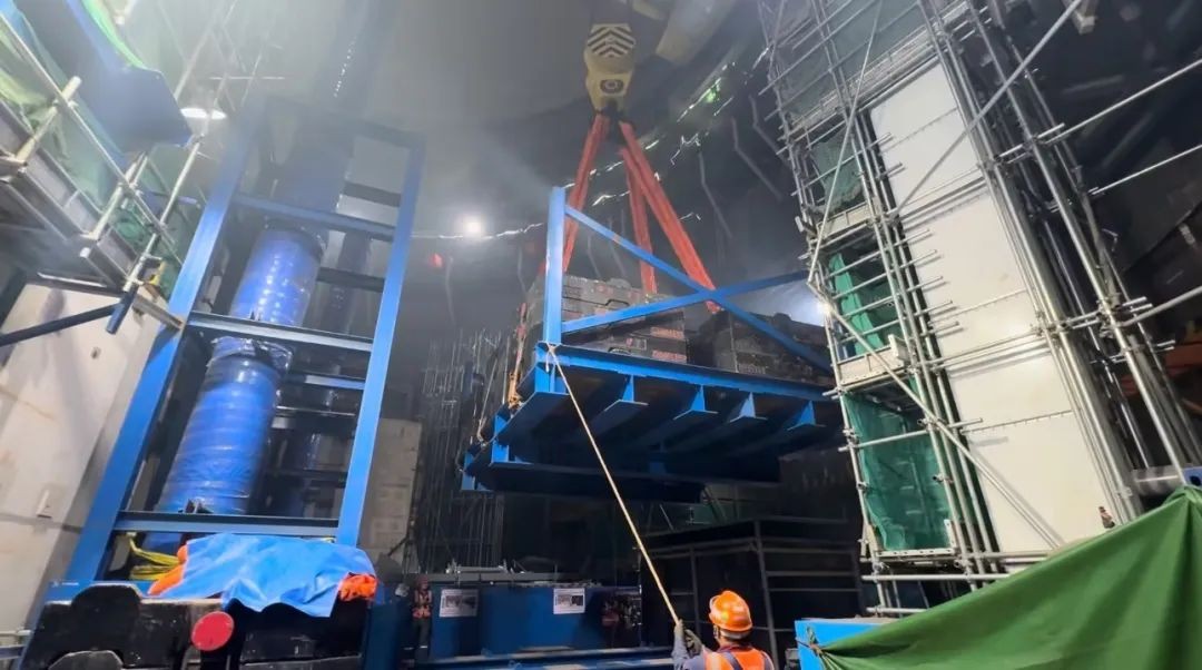 中核五公司承建的海阳核电3号机组环吊可用节点顺利完成