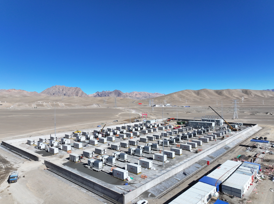 300MWh！央视关注：西藏海拔最高、容量最大、独立构网型储能项目即将并网发电！