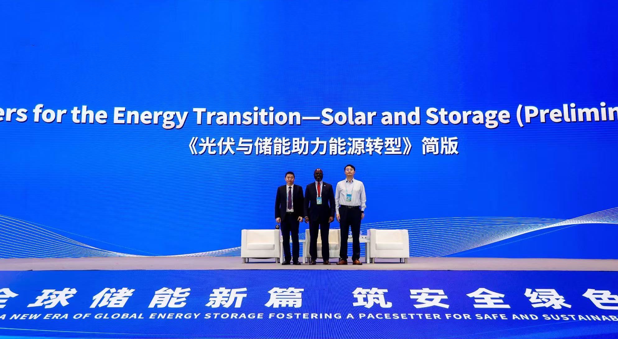 国际可再生能源署在宁德市发布其全球首份储能产业研究报告