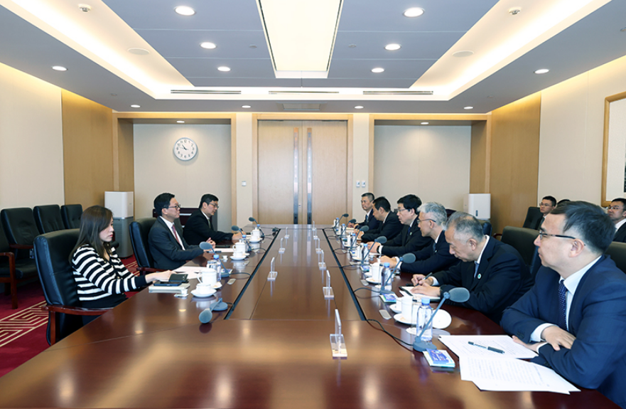 张智刚会见新加坡能源集团总裁黄天源