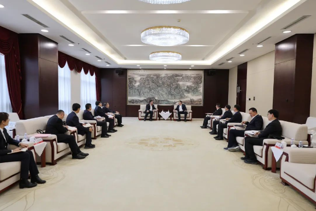 林一凡会见大唐甘肃发电有限公司党委书记、董事长、总经理王建伟一行