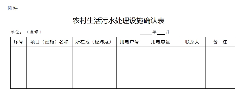 四川省明确农村生活污水处理设施用电价格政策