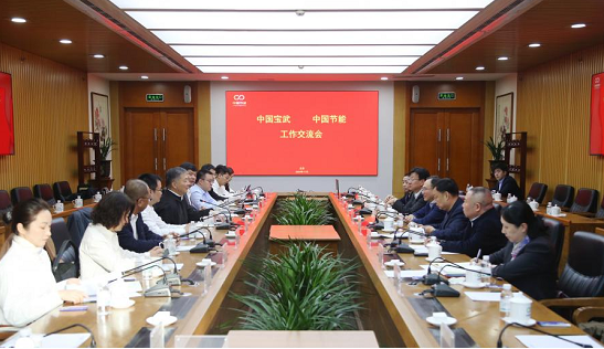 胡乃民会见中国宝武领导