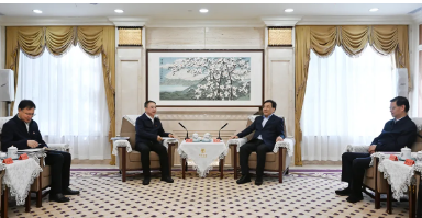 邹磊、张传江拜会江苏省委书记信长星、省长许昆林
