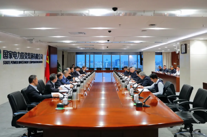 张彦军率队访问国家电投