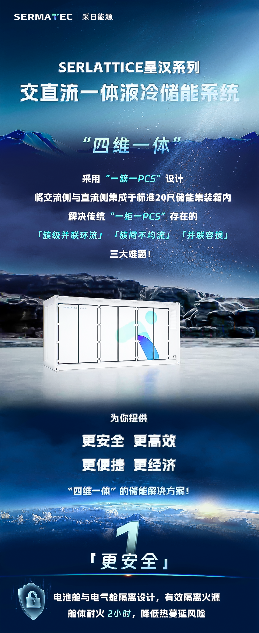 “星汉”灿烂！采日能源：以“四维一体”产品优势打造新型储能系统