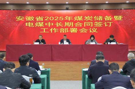 安徽省召开2025年煤炭储备暨电煤中长期合同签订工作部署会议