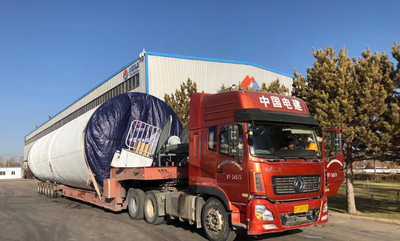 东玉新能源玉门楼儿山风电项目顺利完成发货