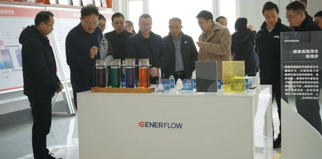 四川省自贡市政府领导到访液流储能科技有限公司调研考察