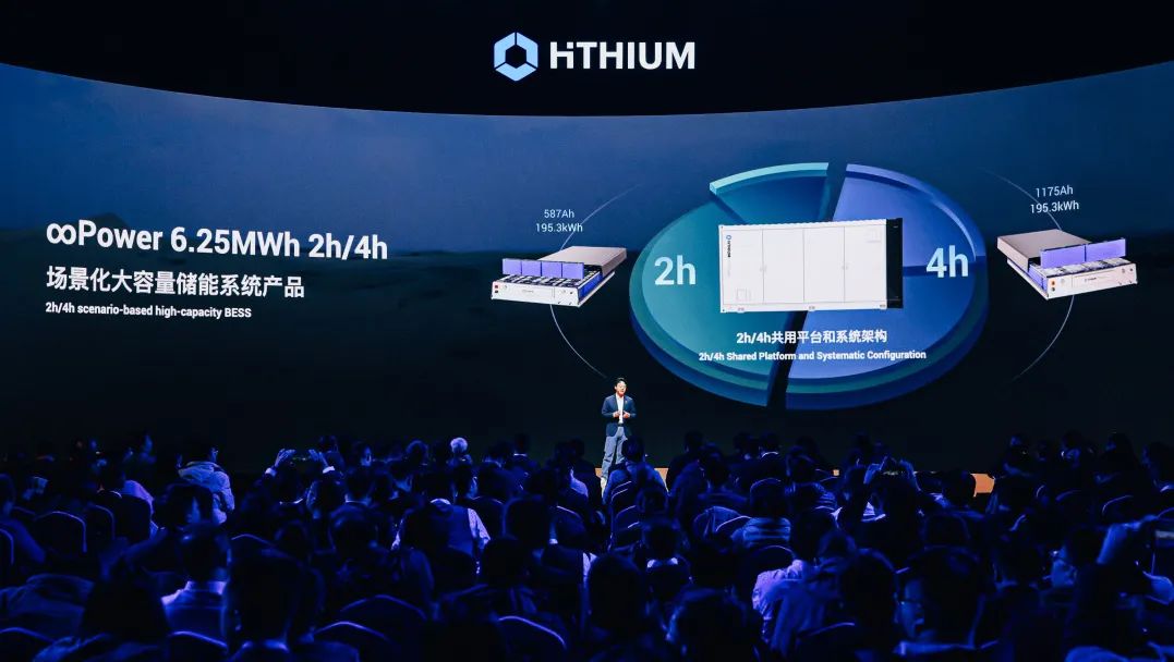 海辰储能∞Power 6.25MWh 2h/4h时空定制大容量储能系统全球首发