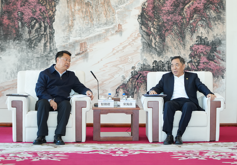 宋海良与云南红河州委书记赵瑞君会谈