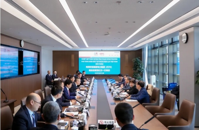 中国能建与越南电力交流核电等合作