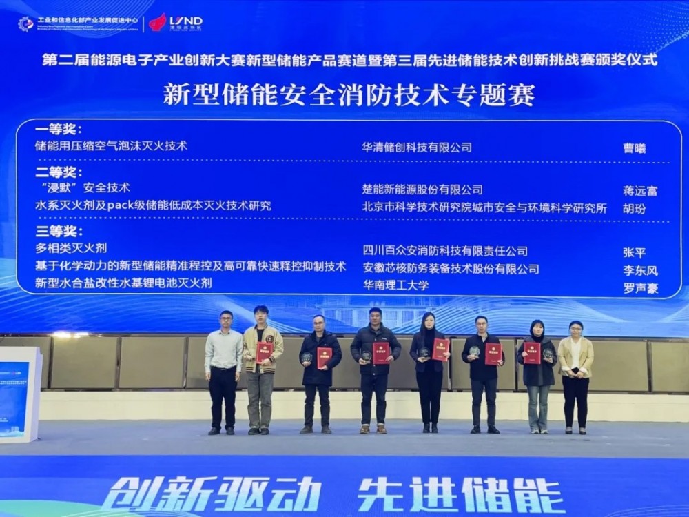 国家级荣誉！楚能“浸默”安全技术斩获工信部大奖