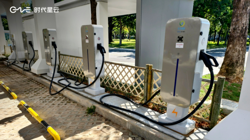 100kW/206kWh一体式液冷储能柜！时代星云光储充检充电站在东莞市行政办事中心投入使用