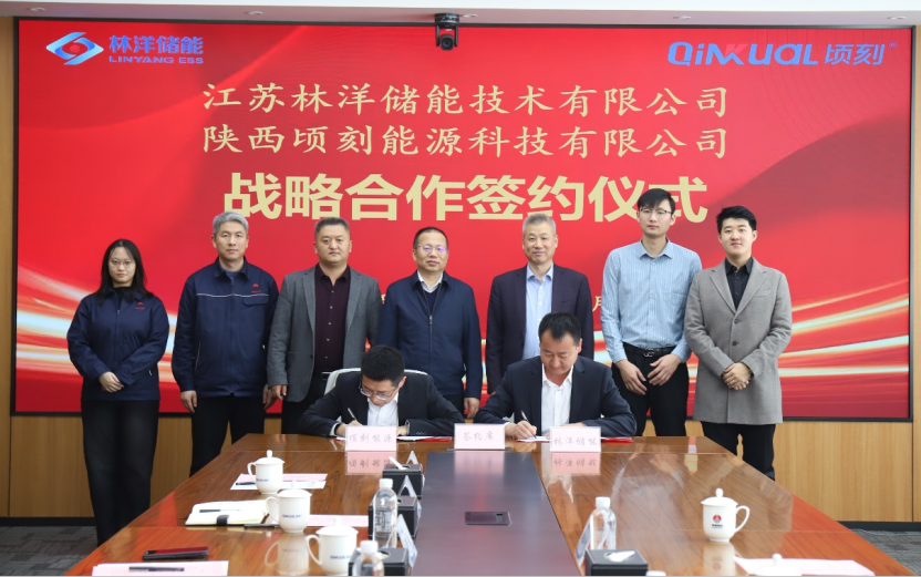 林洋储能与顷刻能源签订战略合作协议