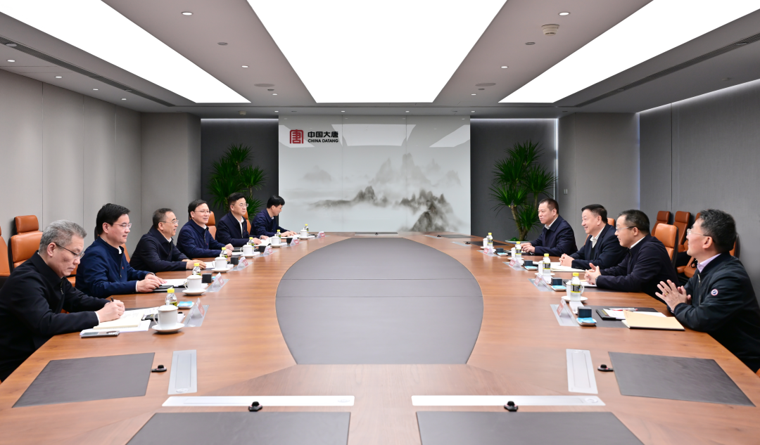 中国大唐集团公司邹磊张传江与中广核董事长杨长利、总经理高立刚会谈